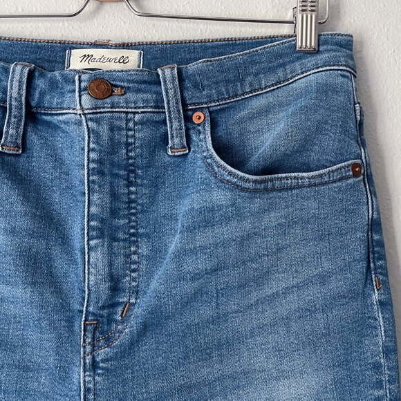 Madewell Cali Demi Boot Jeans in Dorrance Wash: Tencel Denim Edition Size 29 - Picture 5 of 13